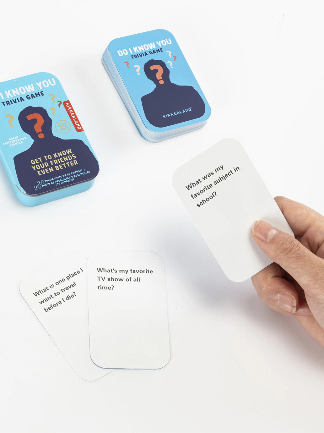 Quiz towarzyski Trivia Game Do I Know You? Kikkerland BÉBÉ Concept 