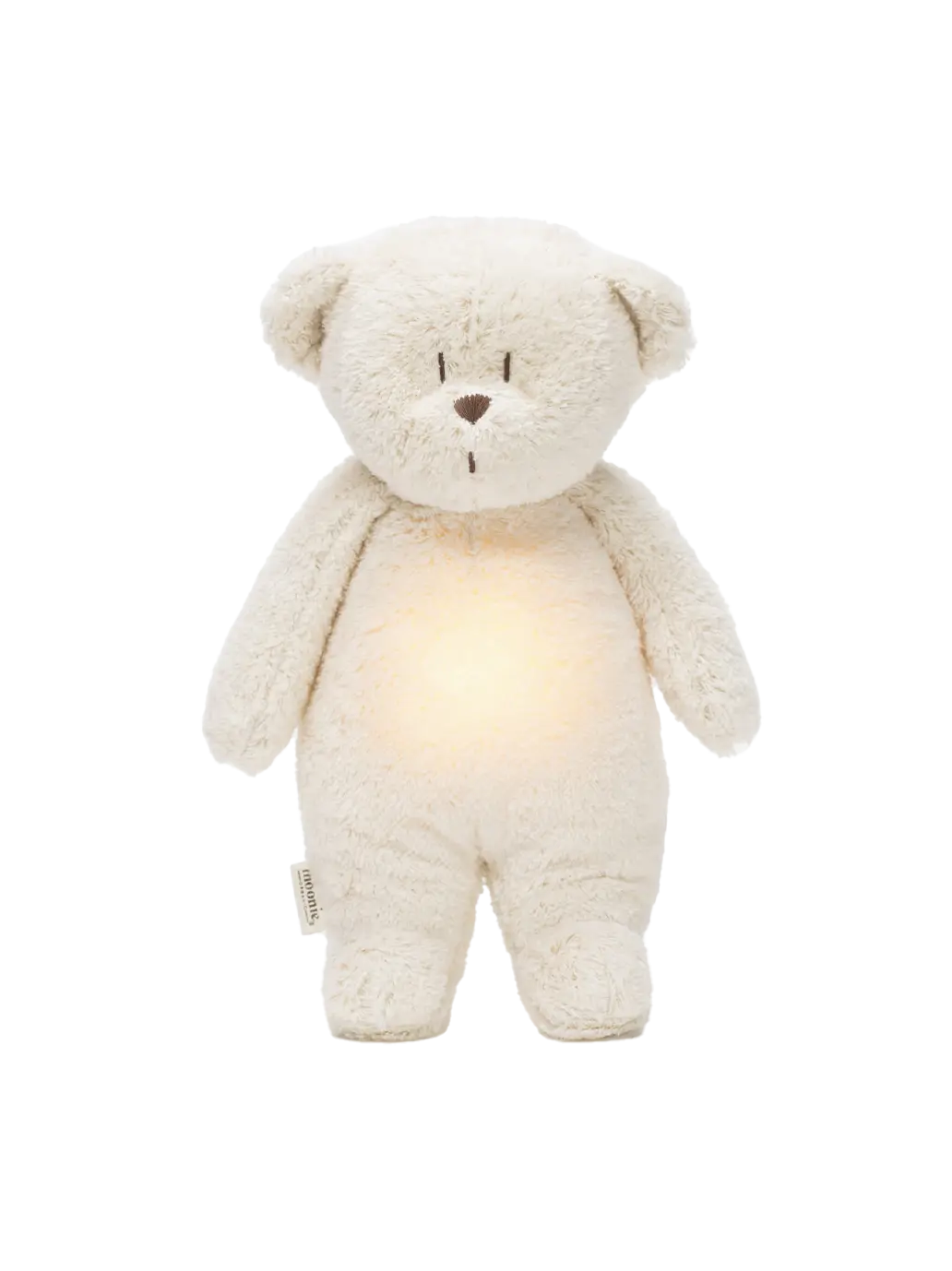 szumiący miś organic z lampką nocną Moonie BÉBÉ Concept
