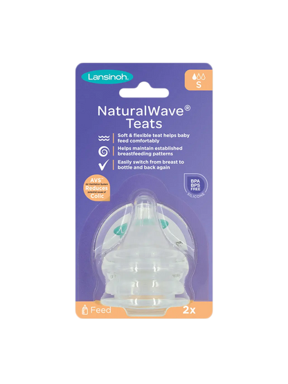 smoczki do szklanej butelki Lansinoh Natural Wave® 2 szt Lansinoh BÉBÉ Concept