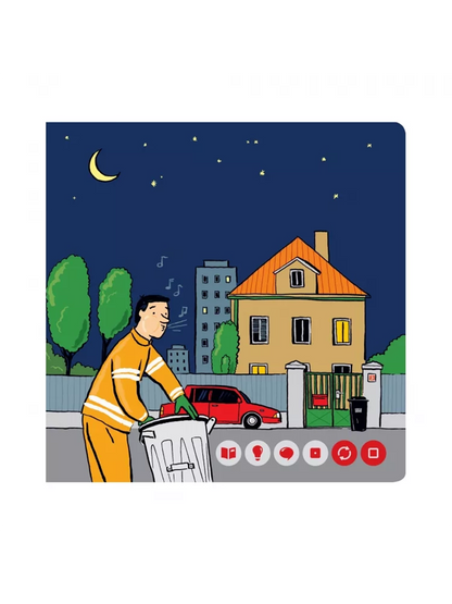 Śmieciarze. Mini książka interaktywna Albi BÉBÉ Concept 