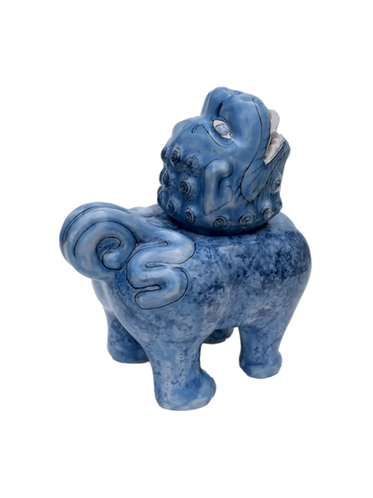 ceramiczna kadzielnica Pies Fo Majolika Nieborów BÉBÉ Concept