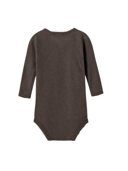 Body kopertowe z wełny merino Belita Pointelle MarMar Copenhagen BÉBÉ Concept 