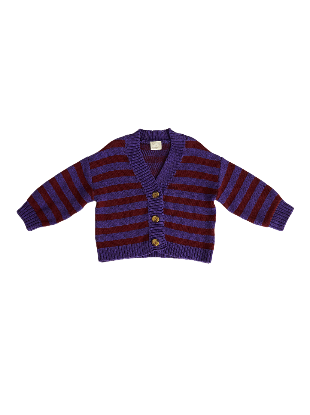 Kardigan Eben Purple Stripe Cardigan Claude&Co BÉBÉ Concept 