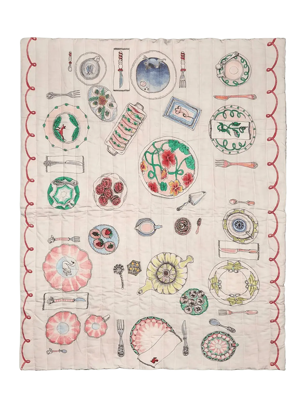 Dwustronna pikowana narzuta z bawełny Forivor BÉBÉ Concept 