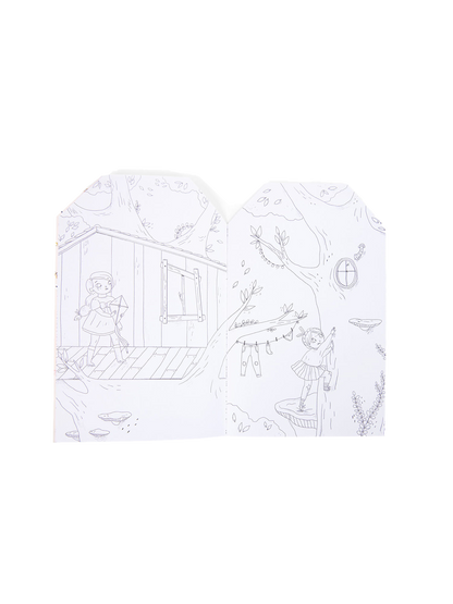 Kolorowanka z naklejkami Moulin Roty BÉBÉ Concept