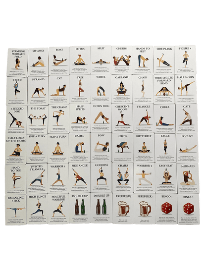 Gra towarzyska Beer Yoga Kikkerland BÉBÉ Concept 