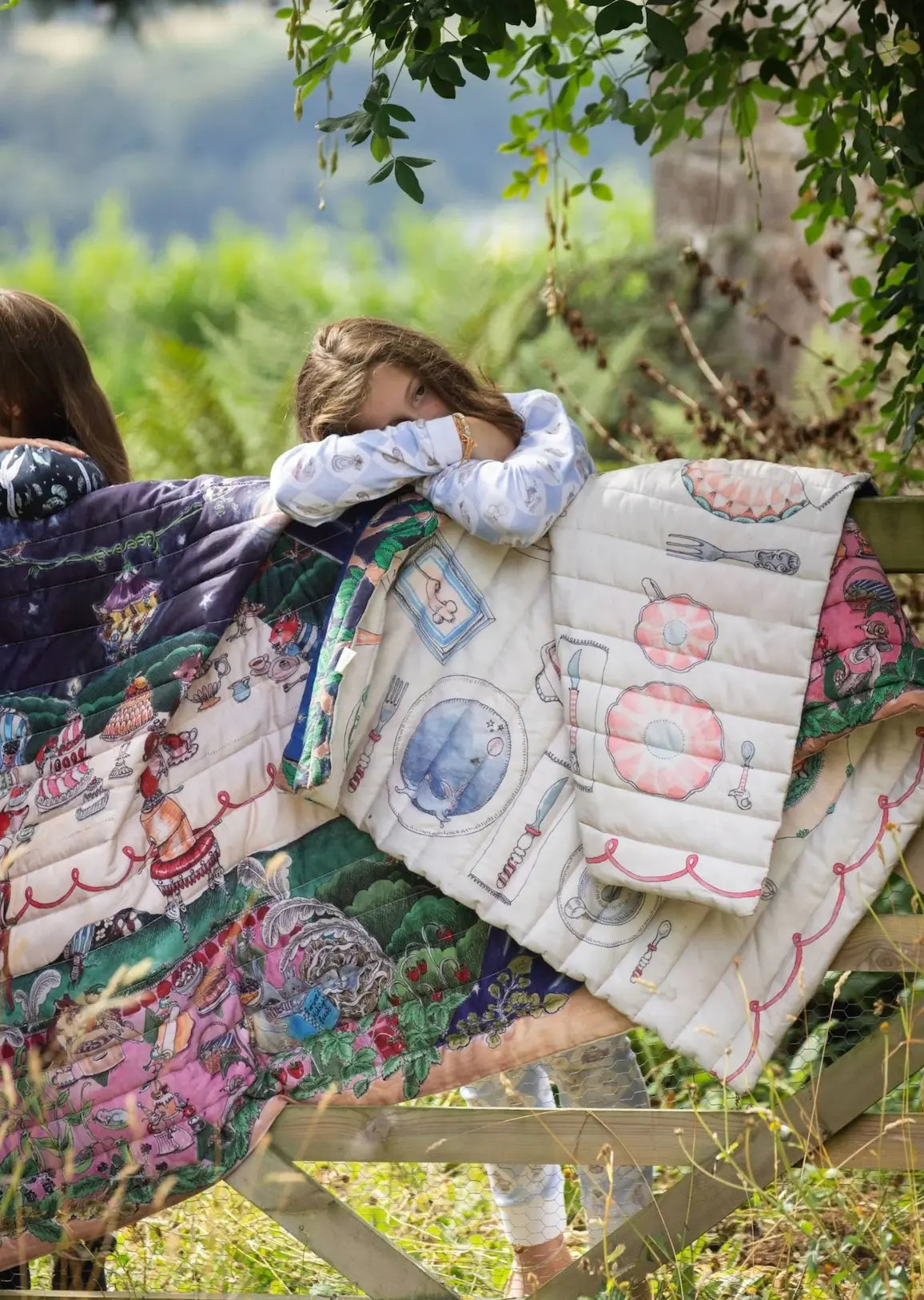 Dwustronna pikowana narzuta z bawełny Forivor BÉBÉ Concept 