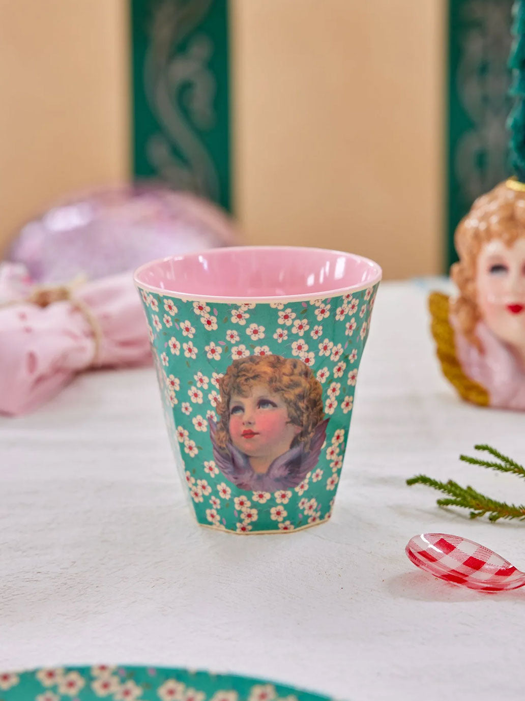 Kubek z melaminy Medium Angel RICE BÉBÉ Concept 