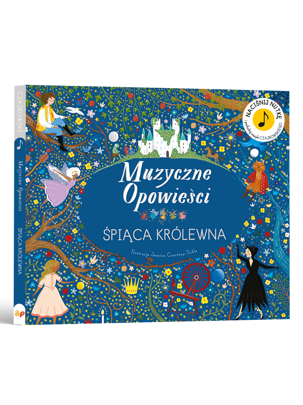 Muzyczne Opowieści. Śpiąca Królewna Wydawnictwo api papi BÉBÉ Concept 