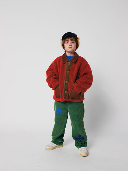 Multicolor Tiles reversible sheepskin jacket Kids Bobo Choses BÉBÉ Concept 