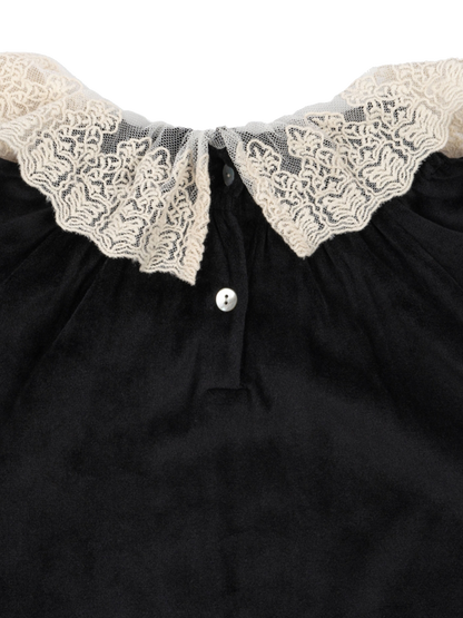 Aksamitna sukienka Venola Dress Konges Slojd BÉBÉ Concept