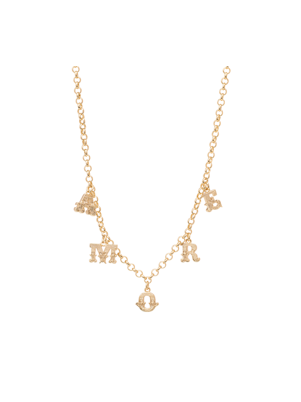 Naszyjnik Amore Choker BRASS GOLD PLATED