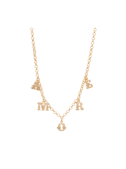 Naszyjnik Amore Choker BRASS GOLD PLATED