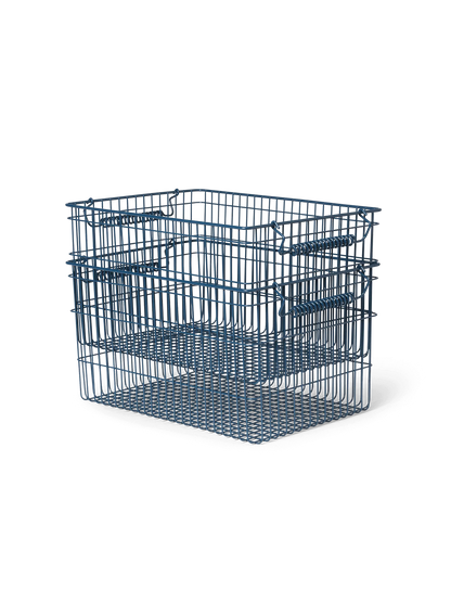 Zestaw stalowych koszy do przechowywania Cala Ferm Living BÉBÉ Concept 