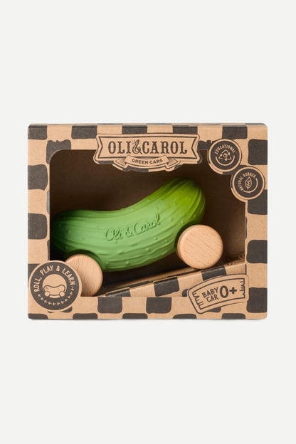 Pierwszy samochodzik z kauczuku CUCUMBER