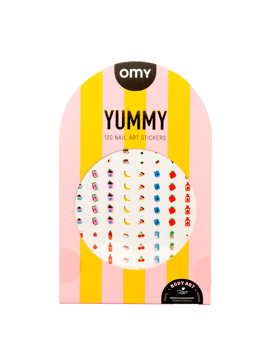 Naklejki na paznokcie dla dzieci 120 sztuk OMY BÉBÉ Concept 