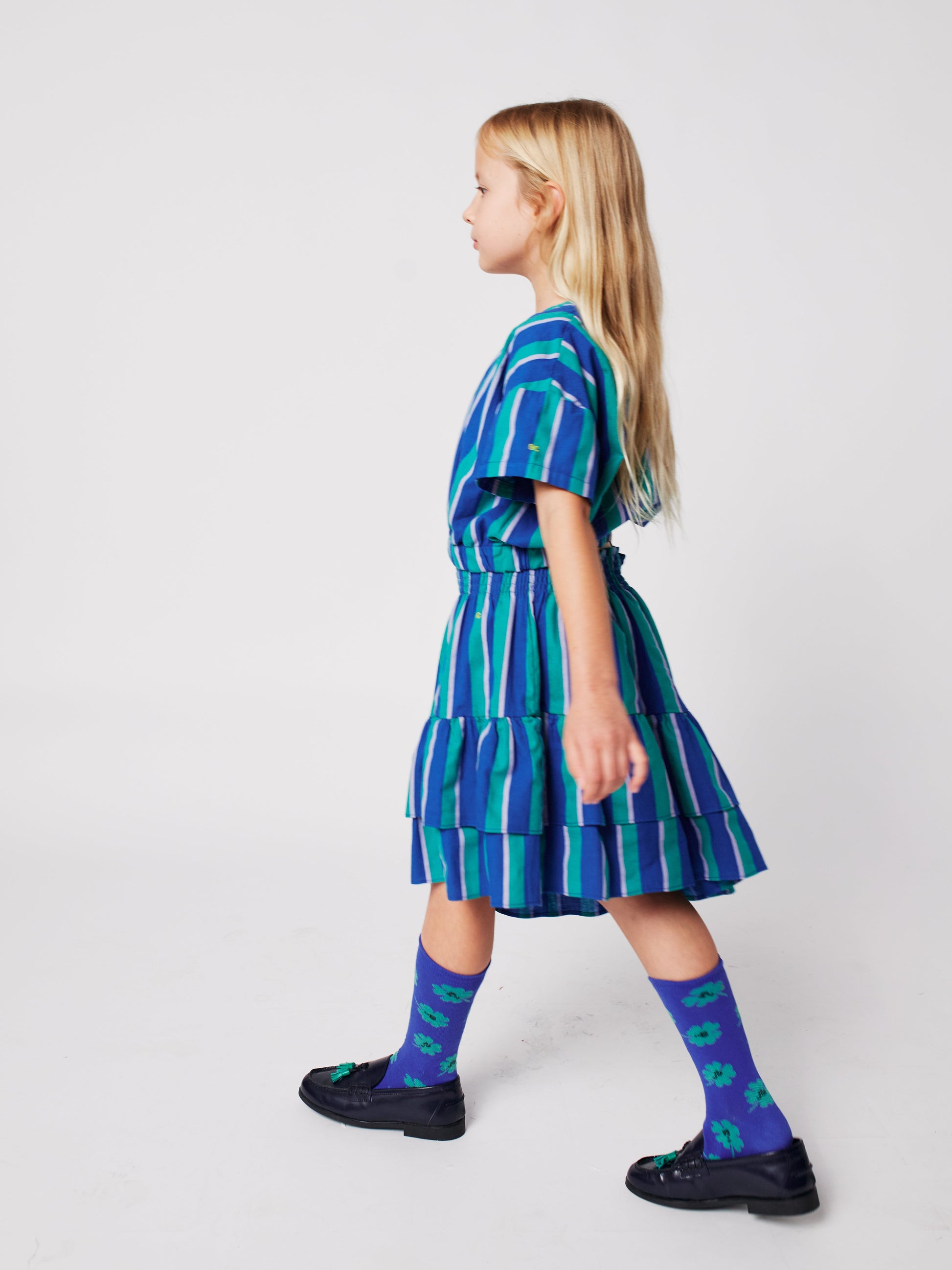 Striped woven dress Kids Bobo Choses BÉBÉ Concept 