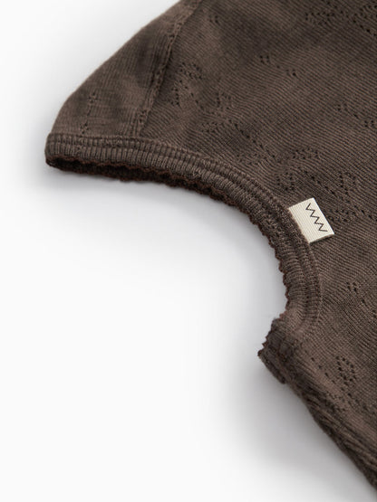 Kominiarka niemowlęca merino Balaclava Pointelle MarMar Copenhagen BÉBÉ Concept 