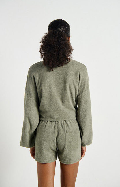 Damskie spodenki z efektem bouclé Bobypark American Vintage BÉBÉ Concept 