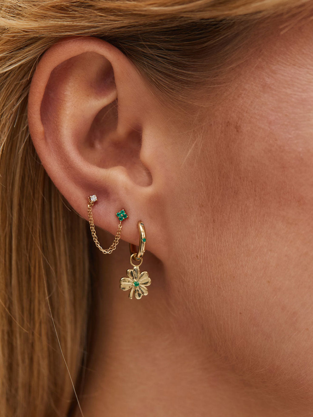 Kolczyk Single Enchanted Ring Earring Anna + Nina BÉBÉ Concept 