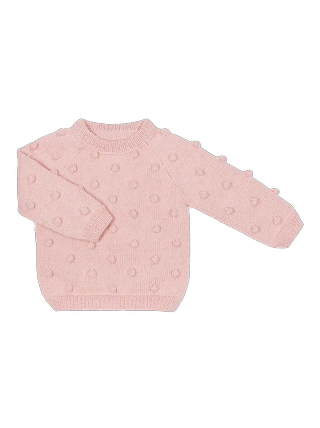 Sweterek popcorn z wełny merino Mille Family BÉBÉ Concept 