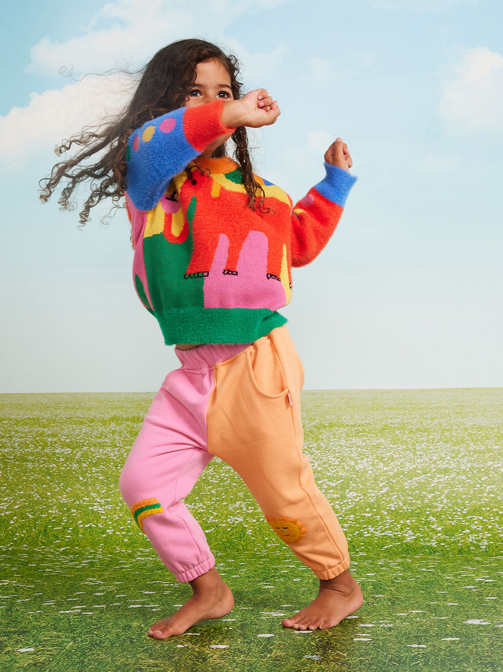 Sweter z kolorowym wzorem Halcyon Nights BÉBÉ Concept 