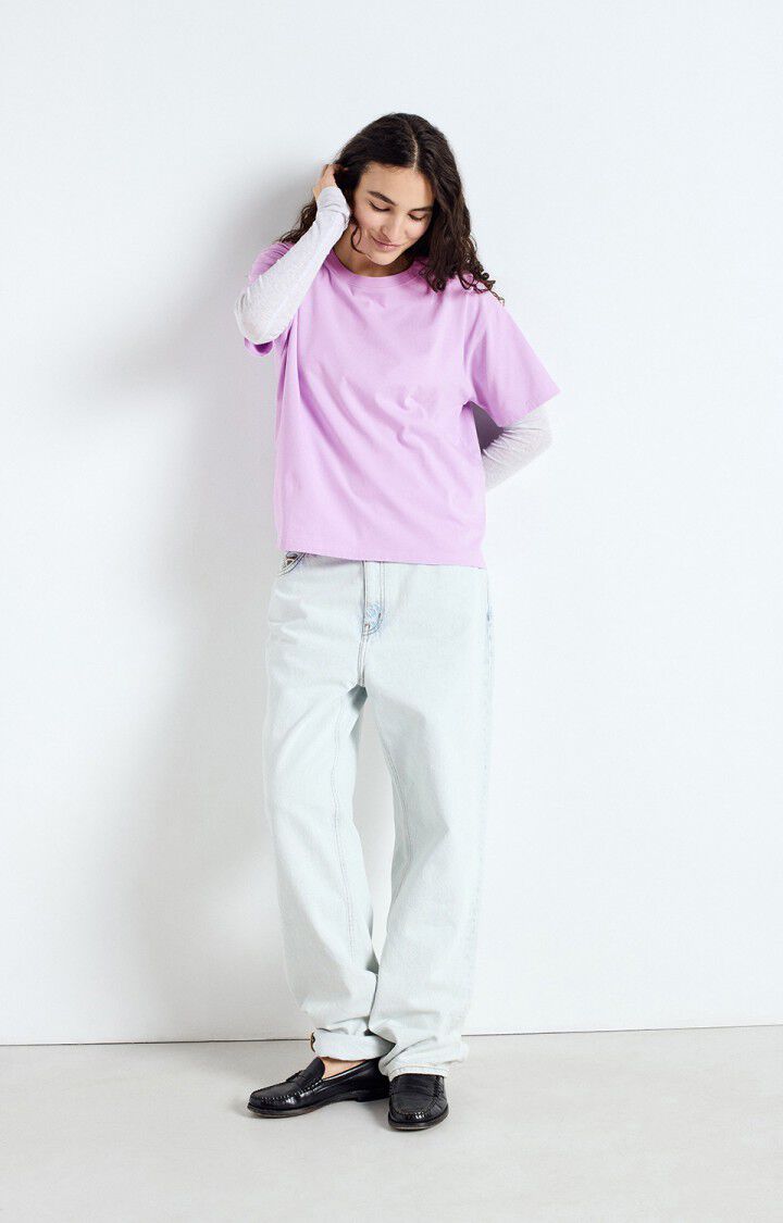 Damski klasyczny t-shirt Fizvalley American Vintage BÉBÉ Concept 