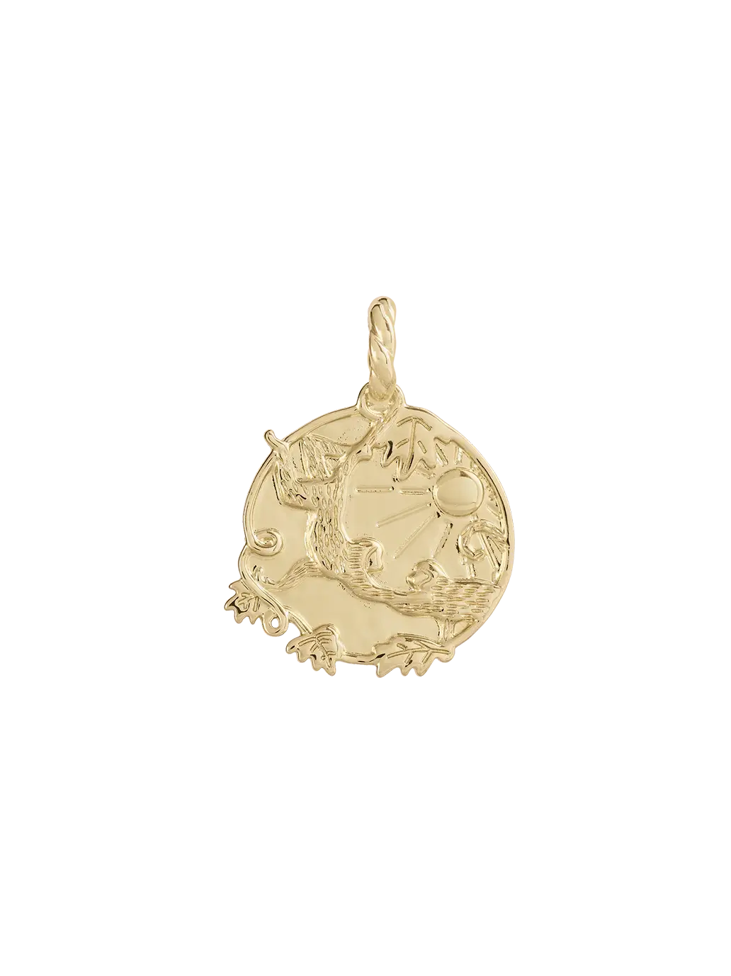 Pozłacana zawieszka Memorable Charm Friendship Anna + Nina BÉBÉ Concept 