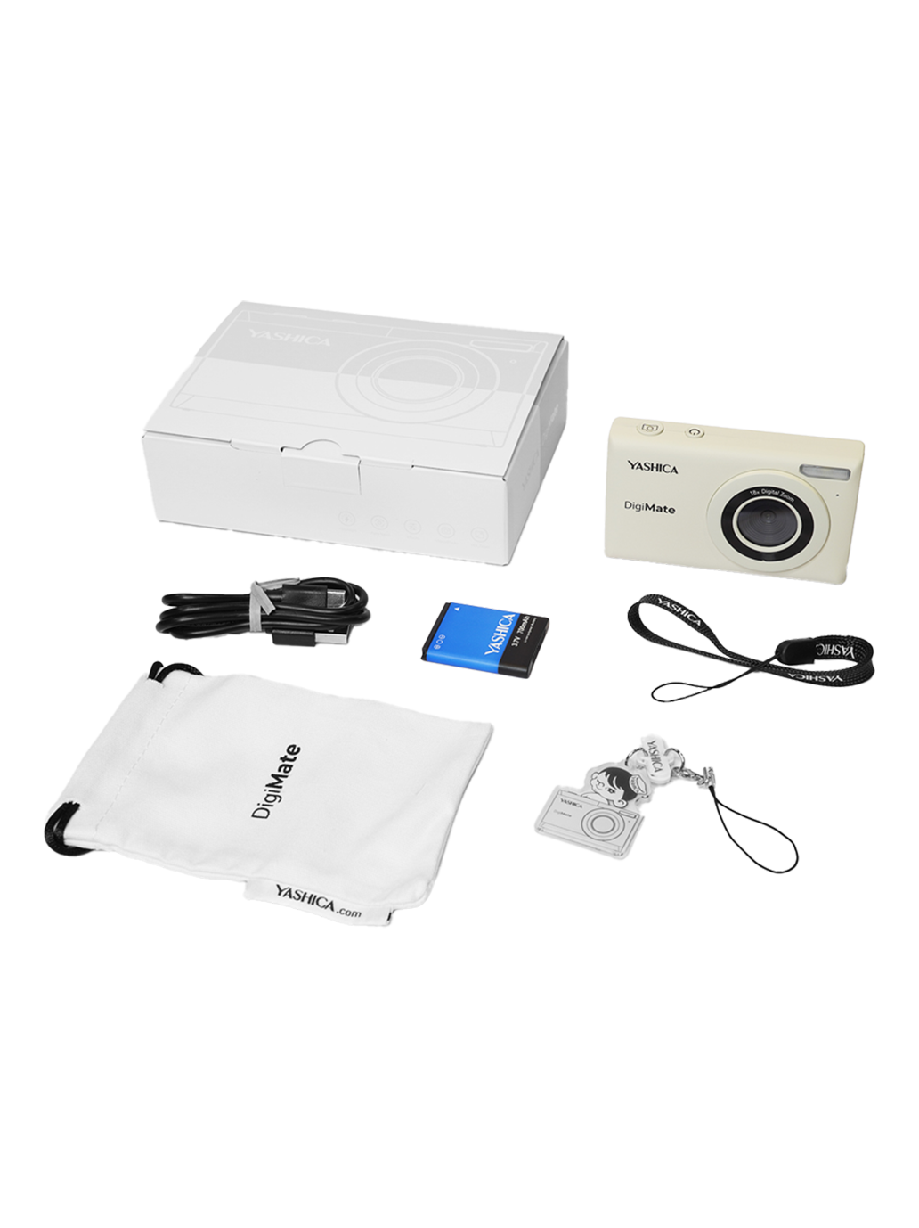 Aparat cyfrowy DigiMate OFF WHITE