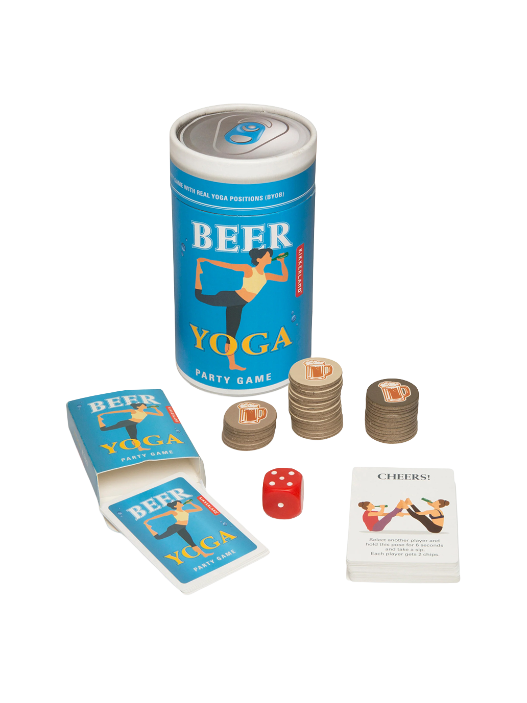 Gra towarzyska Beer Yoga Kikkerland BÉBÉ Concept 