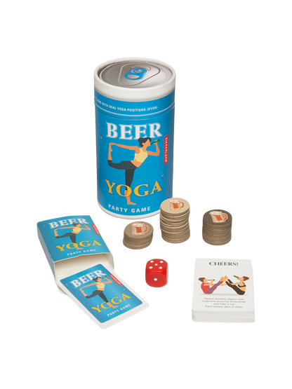 Gra towarzyska Beer Yoga Kikkerland BÉBÉ Concept 