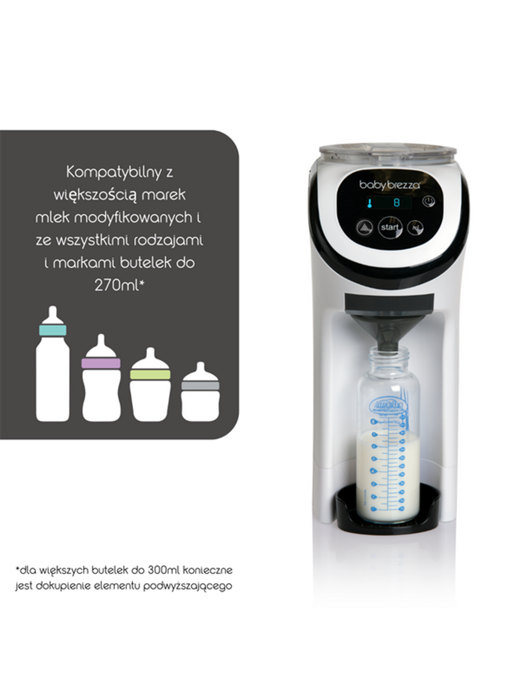 Ekspres do mleka Formula Pro Mini Baby Brezza BÉBÉ Concept 