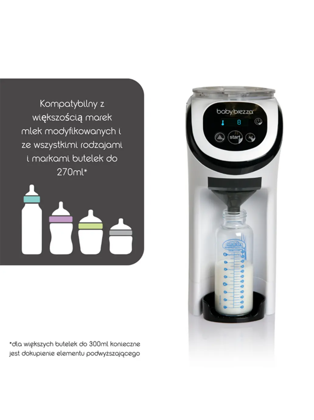 Ekspres do mleka Formula Pro Mini Baby Brezza BEBE Concept 