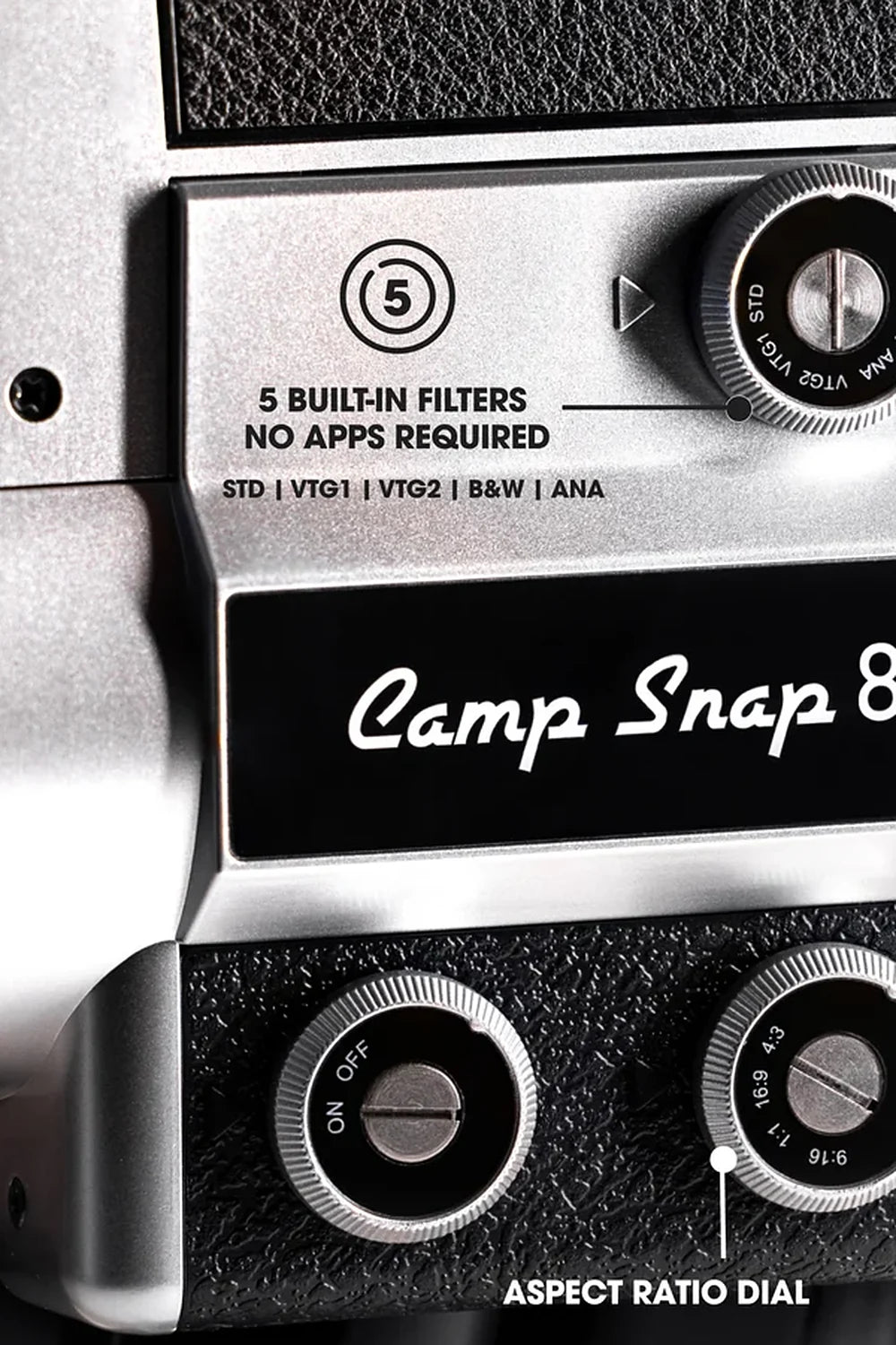 Cyfrowa kamera wideo Camp Snap CS-8 CLASSIC BLACK