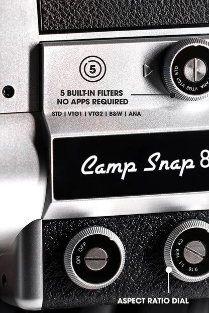 Cyfrowa kamera wideo Camp Snap CS-8 CLASSIC BLACK