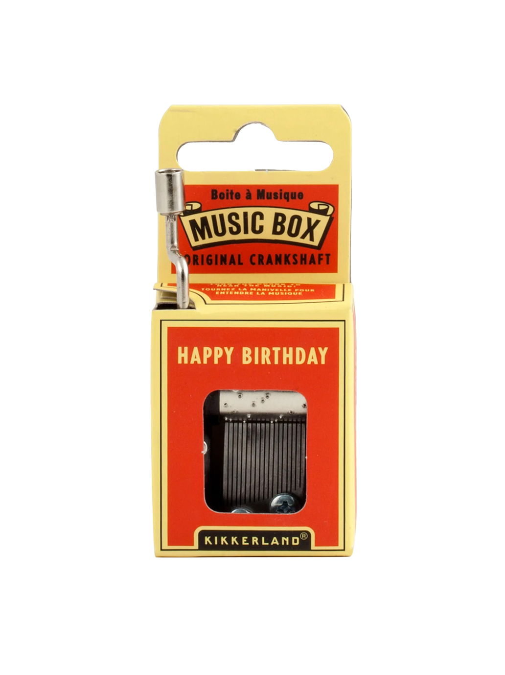 Mini pozytywka na korbkę Kikkerland BÉBÉ Concept 