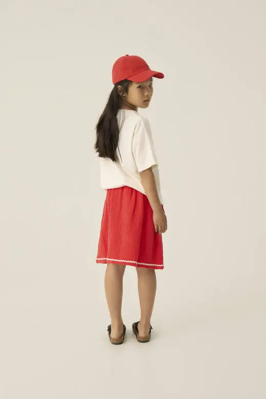 Red Bambula Skirt The Campamento BEBE Concept 