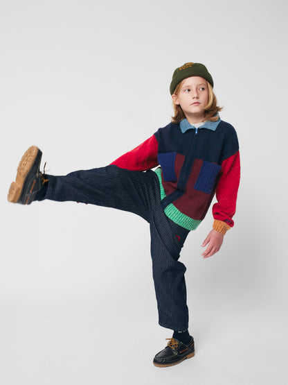 Tic Tac Toe denim pants Kids Bobo Choses BÉBÉ Concept 