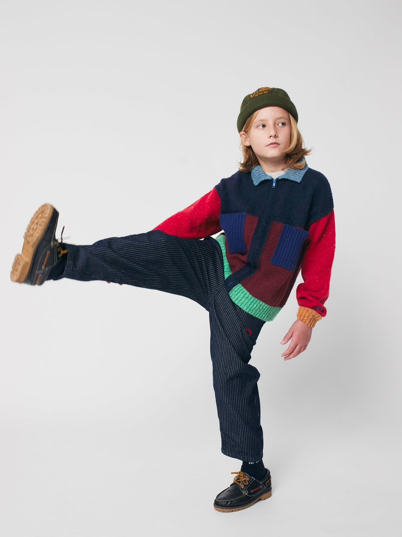 Tic Tac Toe denim pants Kids Bobo Choses BÉBÉ Concept 