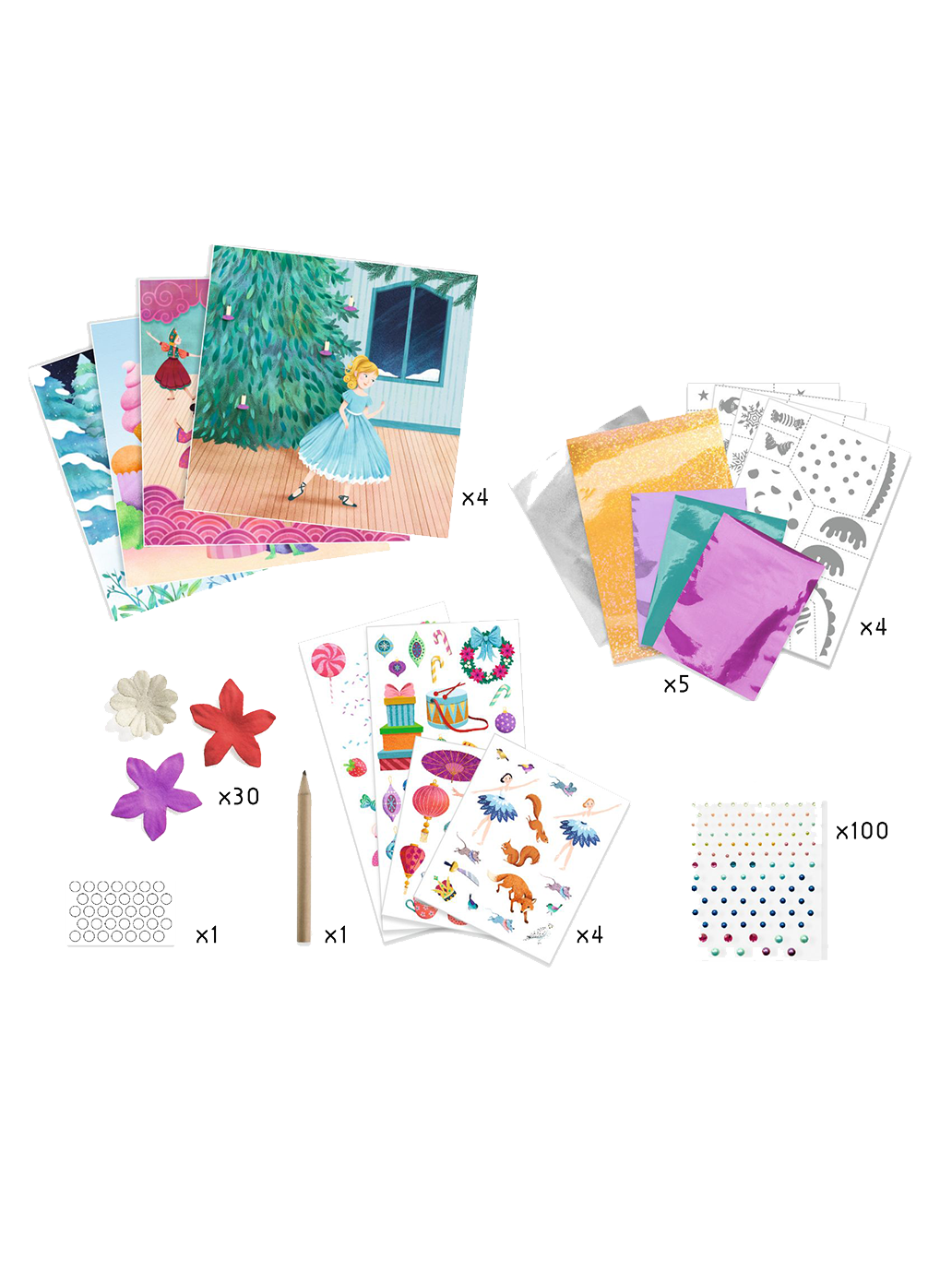 Zestaw artystyczny Dziadek do Orzechów Djeco BÉBÉ Concept 