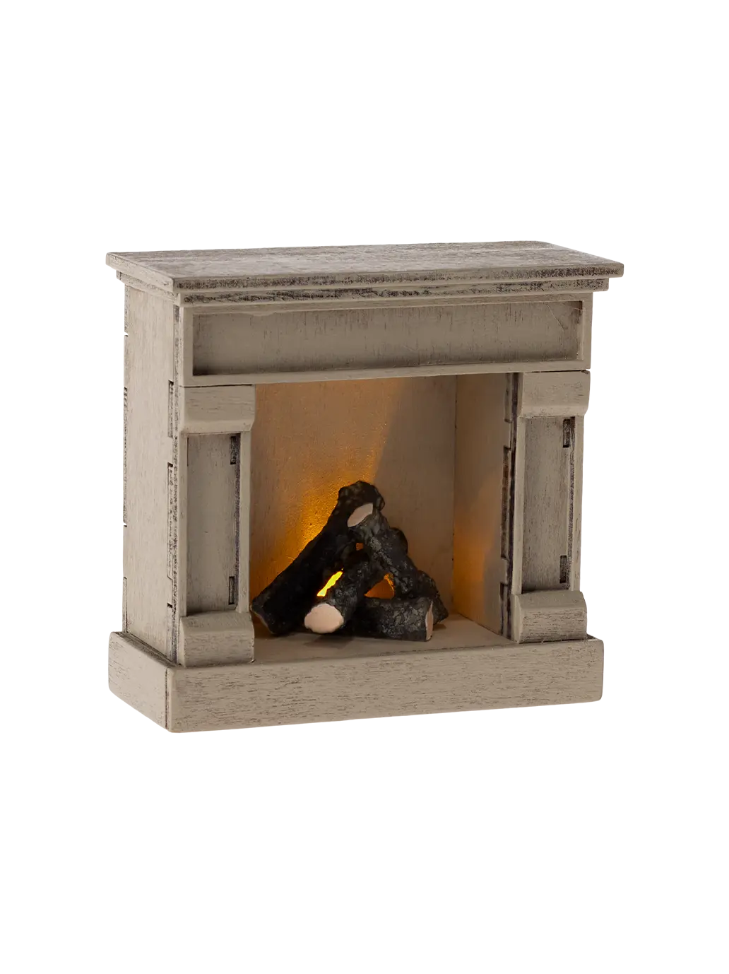 Miniaturowy, drewniany kominek Maileg BEBE Concept 