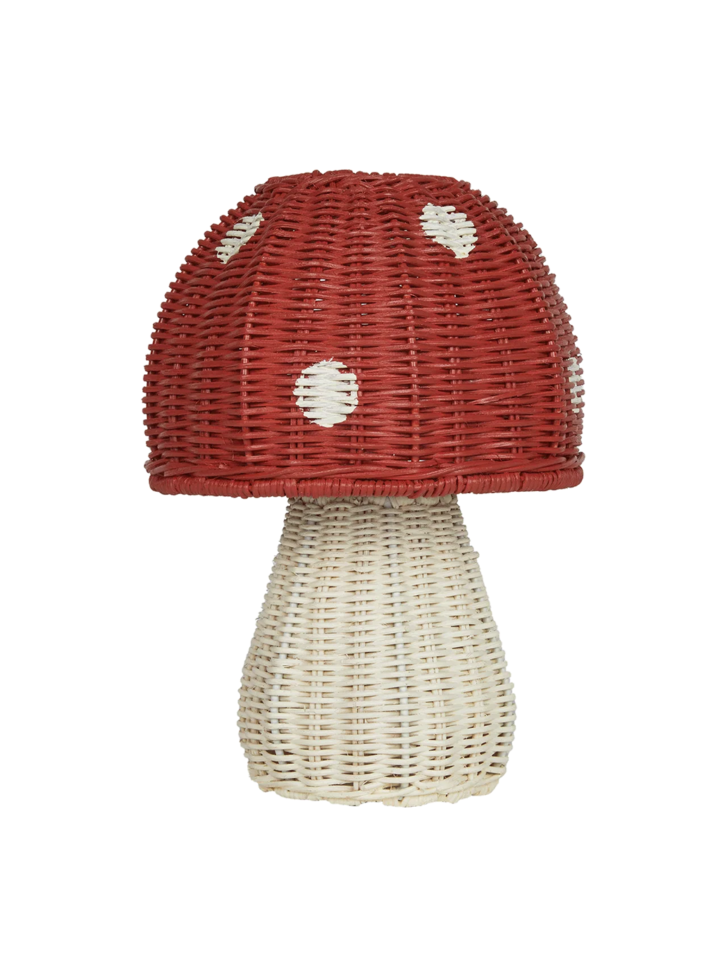 Rattanowa lampka Toadstool Olli Ella BÉBÉ Concept 