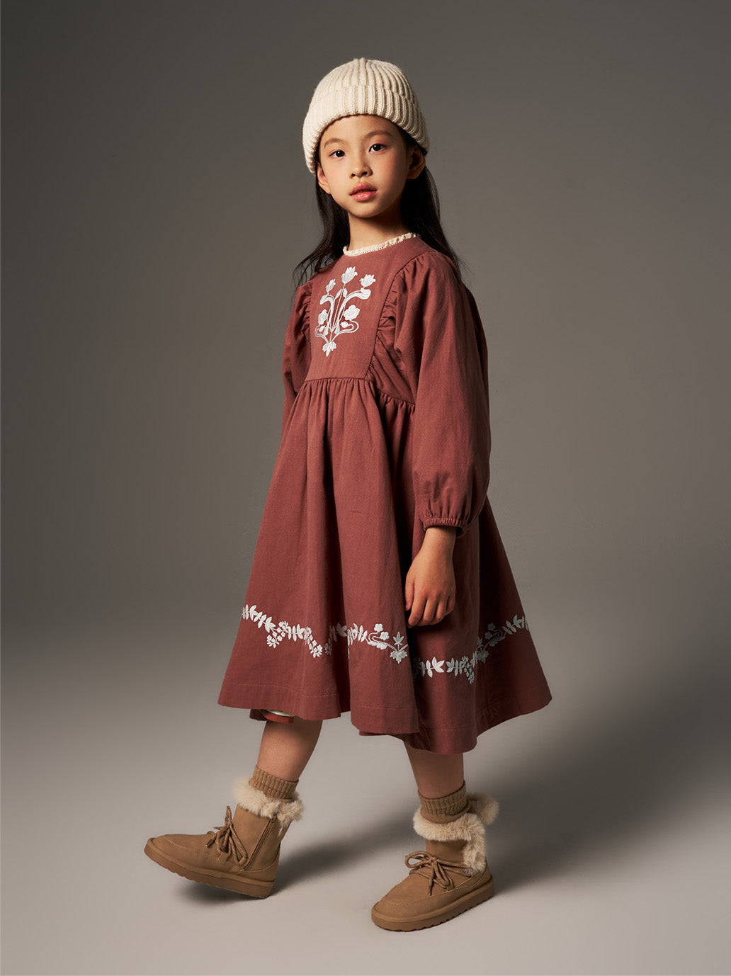 Sukienka Kana Dress Rust C'era una volta BÉBÉ Concept 