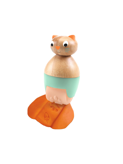 Drewniane wałki z wzorami do ciastoliny Djeco BÉBÉ Concept