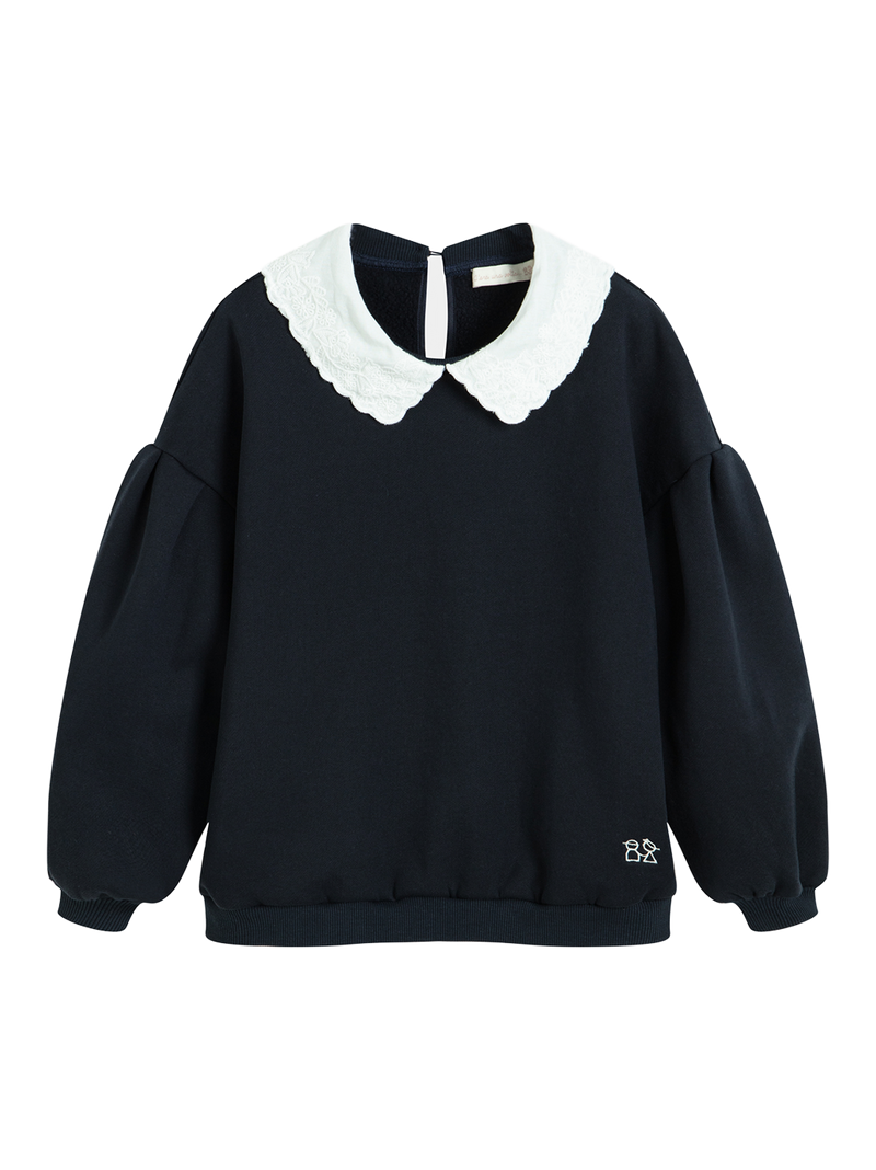 Bluza Mandy Sweatshirt Navy Blue C'era una volta BÉBÉ Concept 