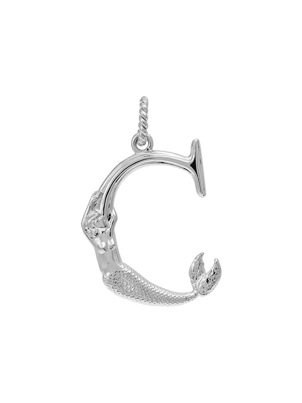 Srebrna zawieszka Initial Muse Necklace Charm C