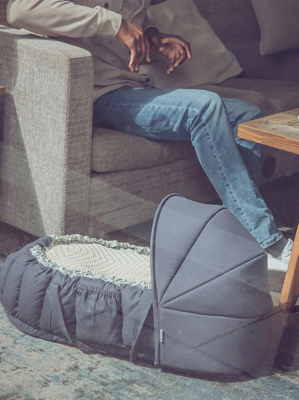 Gniazdko niemowlęce Sebra 3-in-1 Baby Nest Sebra BÉBÉ Concept 