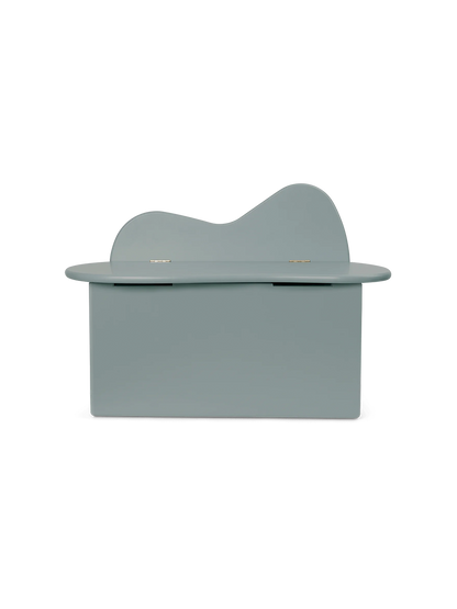 Drewniana ława ze schowkiem Slope Bench Ferm Living BÉBÉ Concept