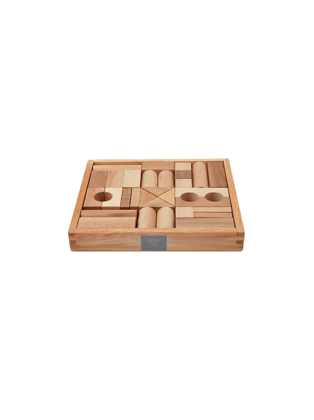 drewniane klocki w skrzynce 30 szt. Wooden Story BÉBÉ Concept