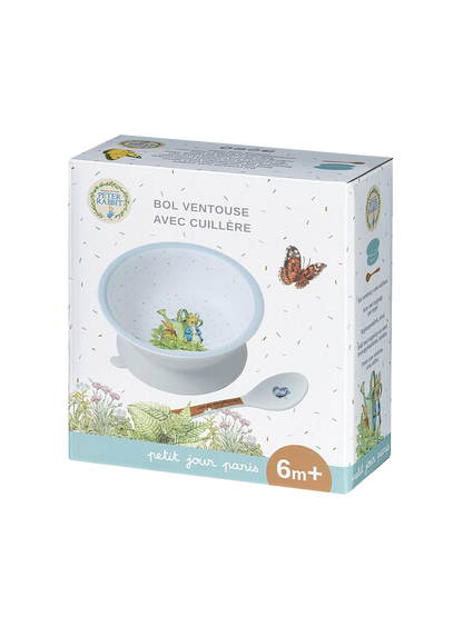 Zestaw miseczka z przyssawką i łyżka z melaminy Maison Petit Jour BÉBÉ Concept